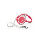 Flexi New Comfort Tape Grey & Red Extra Small 3m Retractable Dog Leash/Lead for 
