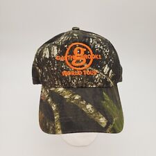 Garth Brooks World Tour Orange Logo Camo Hat Adjustable Hook Loop Strapback