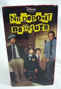 Vintage Walt Disney's NO DEPOSIT NO RETURN VHS VIDEO Don Knotts - Imagen 1 de 5