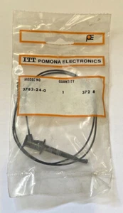 CABLE DE PARCHE DE CLIP DE PRUEBA MINI AGARRADOR ITT POMONA 3783-24-0 24" NEGRO - Imagen 1 de 4