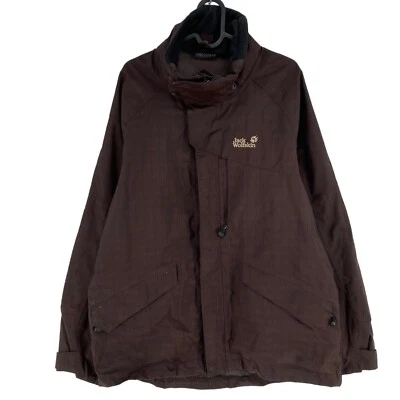 Jack Wolfskin Texapore Brown Jacket Coat Size M Foto 1 de 4