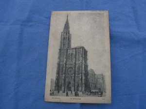  carte postale   strasbourg  vers 1900  la cathedrale  - Picture 1 of 2