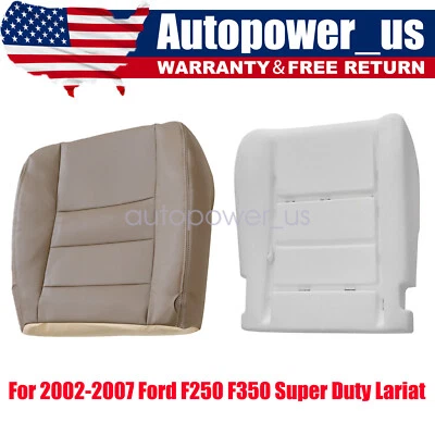 Cubierta de asiento inferior y cojín de espuma para conductor Ford F250 F350 Super Duty 2002-2007 Foto 1 de 4