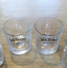 NEW! Set of (2) Jack Daniels Old No.7 Whiskey Rocks Glasses - 8 oz. Lowball