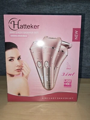 Hatteker Electric Razor for Women, 3 in 1 Lady Shaver Kit Portable Painless IPX7 - image 1 of 4