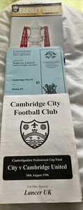 Cambridge City Programmes 1996- 2006 Non League V Camb Utd ‘ Histon FAR Celtic - Picture 1 of 6