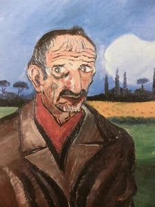 Antonio Ligabue Reproduktion Lithografie 50 x 70 cm limitiert signiert gerahmt - Picture 1 of 10