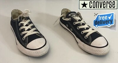 CONVERSE Chuck Taylor All Star Classic Low Top Zapatillas Azules Talla 13 Y 3J237 Foto 1 de 4