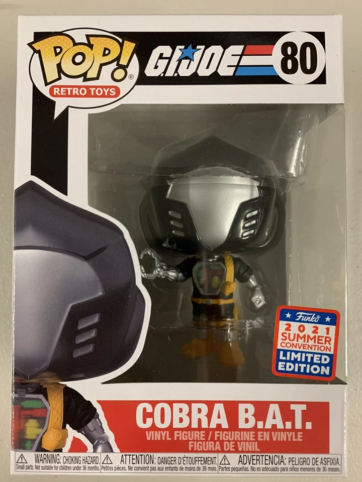 Cobra B.A.T. 80 ~ G.I. Joe ~ Funko Pop Vinyl ~ Retro Toys ~ SDCC 2021 Exclusive - Image 1 of 4