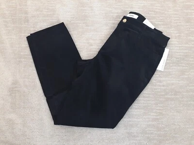 Pantalones de mezclilla Ellen Tracy para mujer talla 8 ajustados negros de terciopelo informales elásticos nuevos con etiquetas Foto 1 de 4