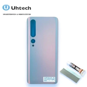 Vitre Arrière Xiaomi Mi 10 Pro 5G (Sans logo) Blanc - Générique Neuf - Imagen 1 de 3