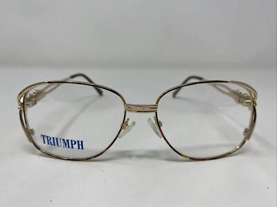 Marco de gafas de borde completo Triumph Optical Victoria Demi ámbar/oro 52-16-135 Z17 Foto 1 de 4