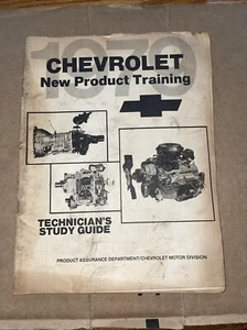 1979 Chevrolet New Product Training Technicians Study Guide - Vintage - - Imagen 1 de 18