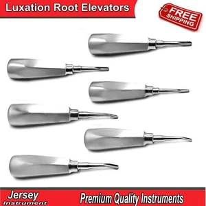 Dental Luxating Elevators Set Of 6 Tooth Root Extraction Oral Surgery Instrument - Picture 1 of 7