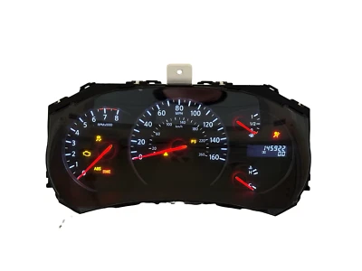 Cuadro de instrumentos velocímetro medidores del panel de instrumentos Nissan Quest 2012 145.922 millas Foto 1 de 3