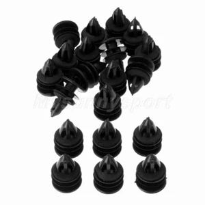 HQ 20PC Black Nylon Clips Auto Car For GM Replaces 11519031 Hummer H2 2003-On - Picture 1 of 10