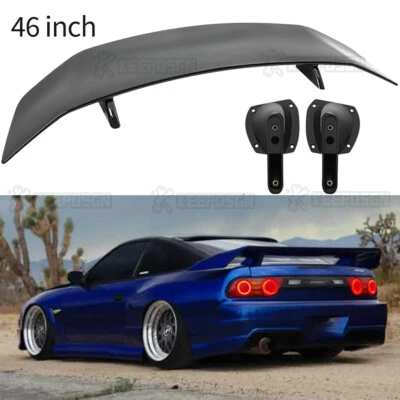 Glossy 47" Car Rear Trunk Spoiler Lip Racing Wing For Nissan 200SX 240SX S13 S14 - Image 1 of 4