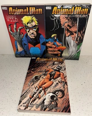 Animal Man Volume 4, 5, 6, TPB Lot Milligan Delano Veitch Foto 1 de 4