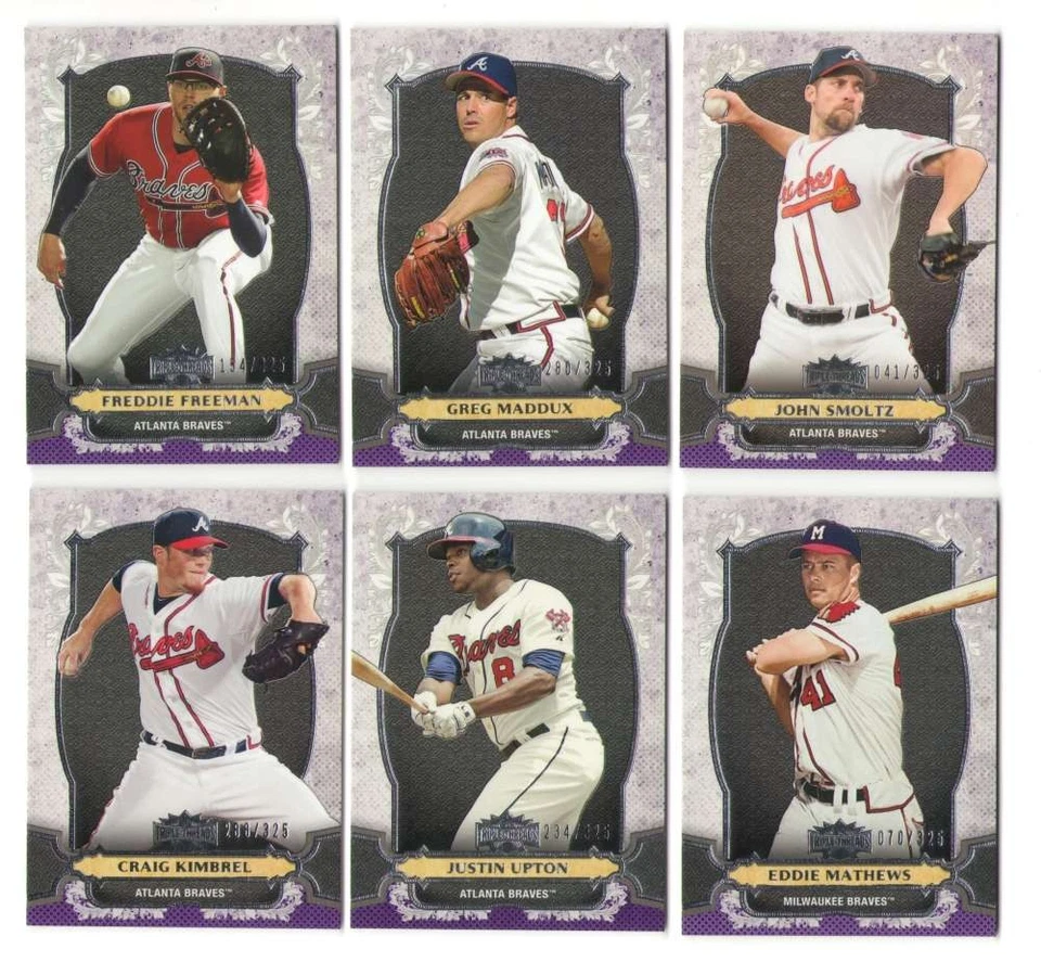 2014 Topps Triple Thread AMETHYST (#/325) - ATLANTA BRAVES Team Set - Image 1 of 1