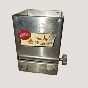 TableCraft Vintage Stainless Steel Toothpick Dispenser Dining Kitchen Retro No L - Picture 1 of 7