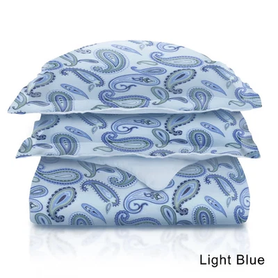 Vintage Floral Paisley Flannel Cotton Duvet Cover Set by - Image 1 of 4