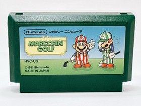 Nintendo Famicom Mario Open Golf Japan Import Game Tested Good Cartridge NES FC