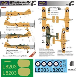 Magister Mk.I Flying Training School - DECAL SET, LFC72190, LF MODELS, 1:72 - Bild 1 von 2