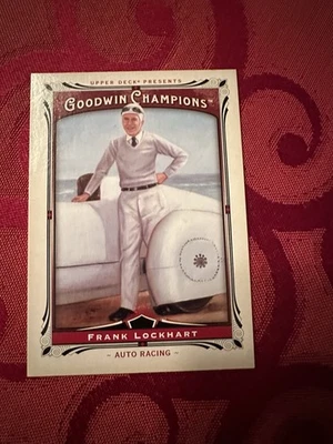 FRANK LOCKHART INDY 500 UD GOODWIN CHAMPIONS SHORT PRINT SP #195 2013 UPPER DECK - Image 1 of 2