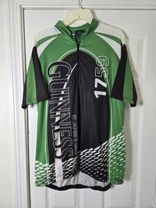 Guinness Stout 1759 St. James's Gate Cycling Jersey Men's Size XL Green Black - Picture 1 of 4