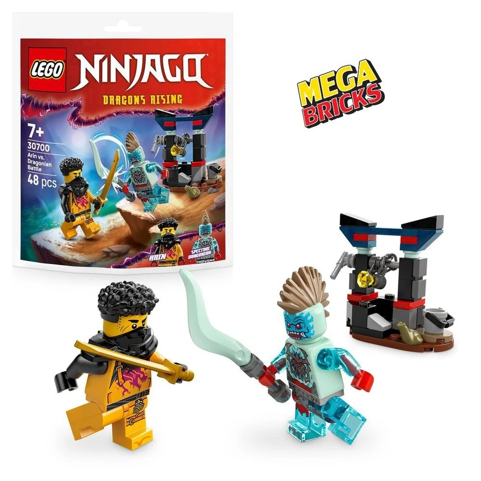 LEGO POLYBAG NINJAGO ARIN VS DRAGONIAN BATTLE REF 30700 *NEUF SCELLÉ*  - Photo 1/1