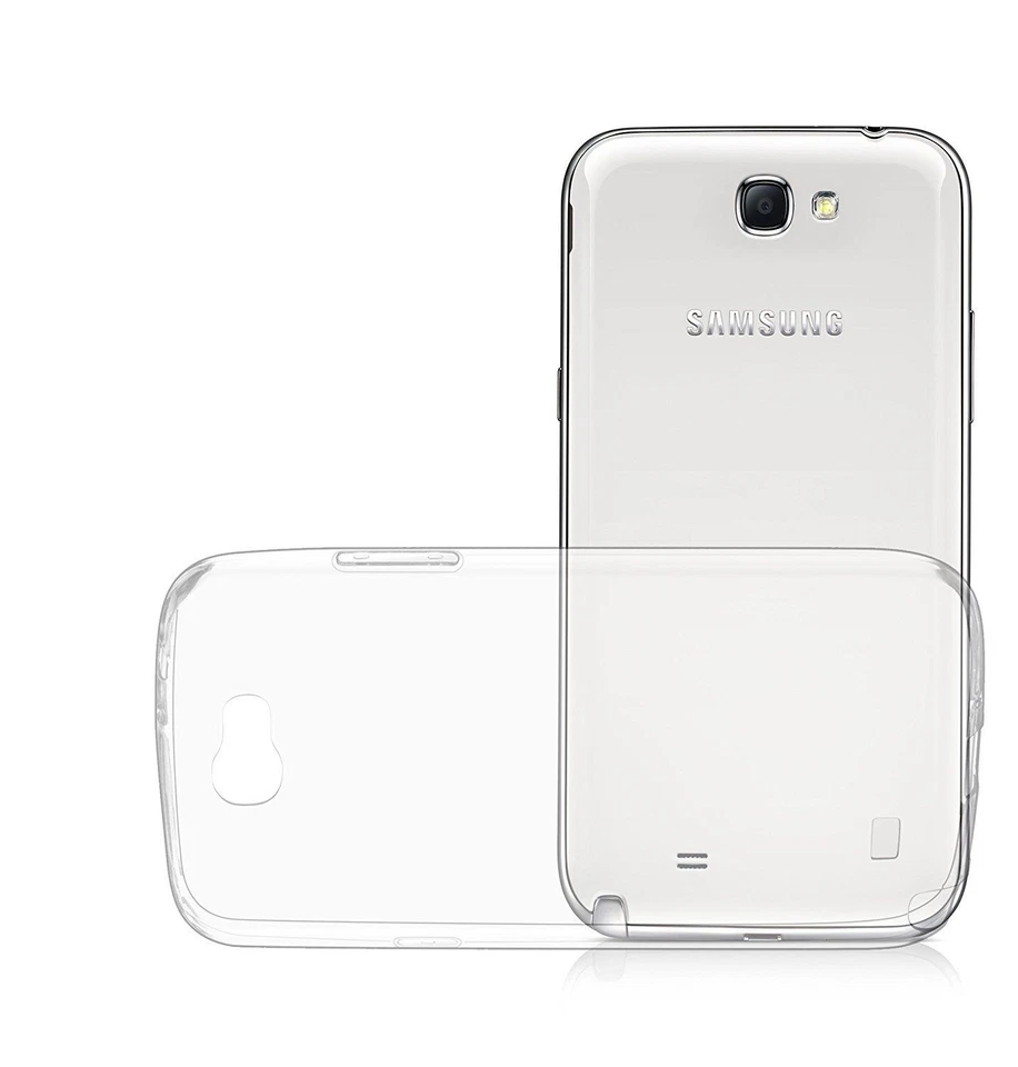 COQUE SAMSUNG GALAXY NOTE 2 TRANSPARENT CLEAR GEL SILICONE SOUPLE (TPU) - Photo 1/1