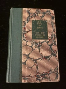 Vtg 1951 ‘The Song of Songs The Wisdom of Solomon’ Helen Hochs-illustrations HC - Imagen 1 de 8
