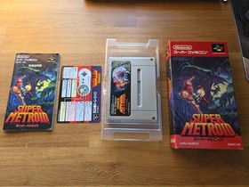Super Famicom Super Metroid boxed Japan SFC game US Seller