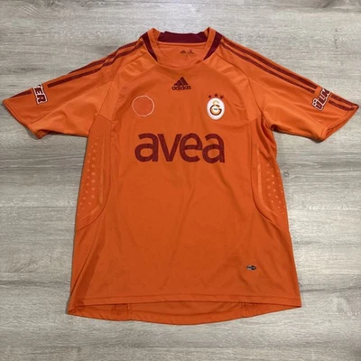 Galatasaray Soccer Jersey Adidas Men’s Orange Top Large - Image 1 of 4