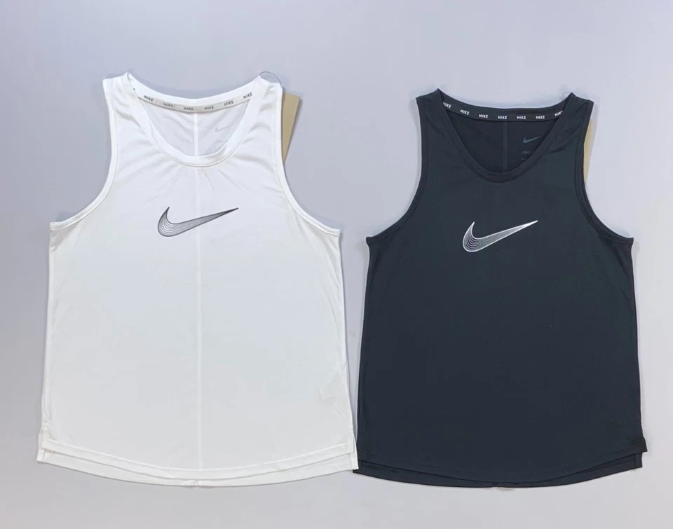 Girl's Youth Nike Swoosh Polyester Dri-Fit Tank Top NEW - Image 1 of 1