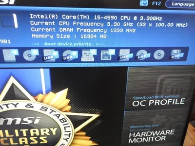 MSI B85M-G43 + I5-4590 +16 GB RAM | Mainboard Bundle | LGA1150 Bundle - Bild 1 von 4