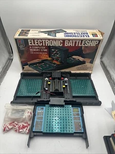 Juego de acorazado electrónico Milton Bradley 4750 de colección completo probado con caja - Imagen 1 de 14