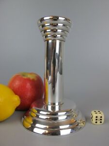 Silver plated Candle Holder / Candlestick. Column. Top quality. Vintage. 5.5"