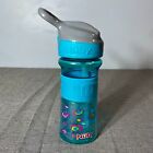 Nuby Thirsty Sippy Cup Kids Toddler Flip-It Soft Grip Soft Spout Aqua Blue