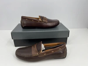 Johnston & Murphy Hembree Penny Loafers Brown J&M Flex Men's Size 7 NEW - Picture 1 of 8
