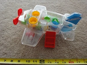 Vintage Playskool, visible, clear airplane, invisible plane. Rare! Nice! - Picture 1 of 3
