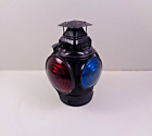 Antique Adlake Non-Sweating Railroad 4 way switch Oil Lamp