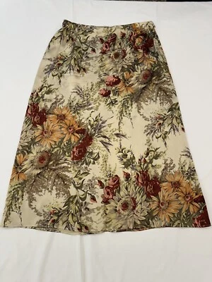 Falda de seda floral vintage de finales de los 90 Dolce & Gabbana Foto 1 de 4