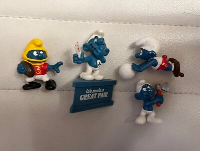 Figura Pitufo Pitufo Fútbol Pitufo Pitufo Pitufos 1983 De Colección Schleich Peyo Hong Kong Foto 1 de 4