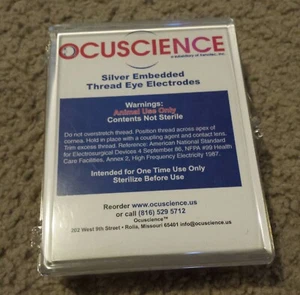 Ocuscience Silver-embedded Thread Eye Electrodes 24" - QTY 6 - Picture 1 of 3