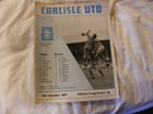 1971 CARLISLE UTD  V BURNLEY 0CT 9