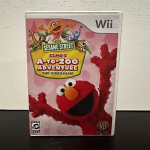 Sesame Street Elmo's A-to-Zoo Adventure The Videogame (Nintendo Wii 2010) Probado - Imagen 1 de 4