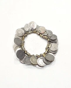 Kuchi Silver Large Coins Middle Eastern Belly Dancing 40 Lot - Picture 1 of 2