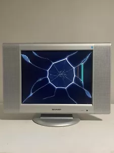 Sharp lc-15av4u LCD Color Tv Monitor Needs Work - Picture 1 of 9