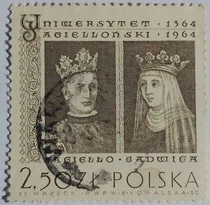 Poland stamps 1964. Jagiello, Jadwiga - Picture 1 of 1